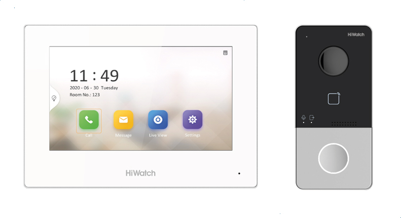 DS-T100IKWF Комплект IP-видеодомофонa от HiWatch DS-T100IKWF Комплект IP-видеодомофонa от HiWatch